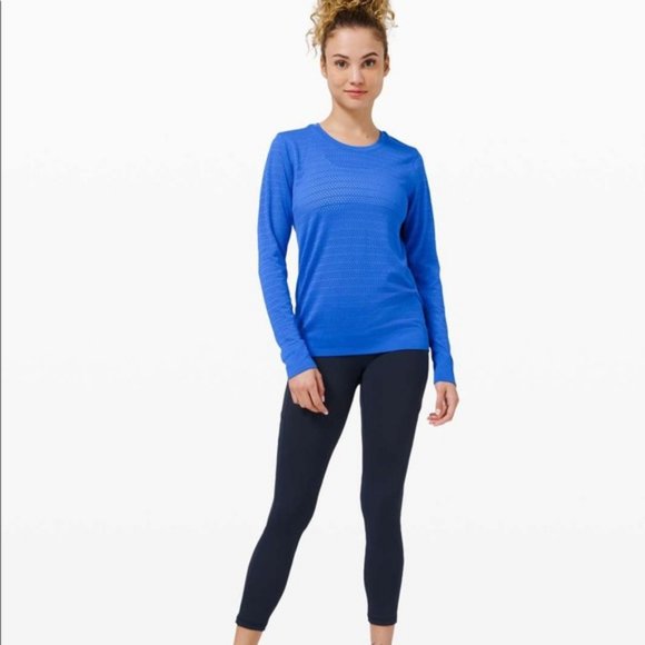 lululemon athletica Tops - NWT Lululemon Breeze By LS, Sz 4, WDBL